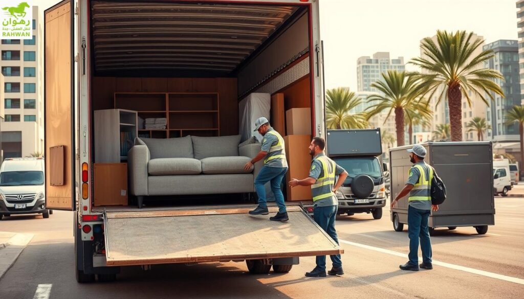 نقل عفش سريع وآمن داخل جدة