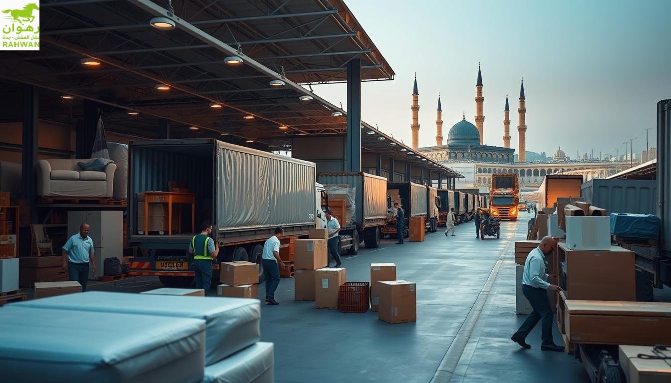 نقل عفش من جدة إلى مكة