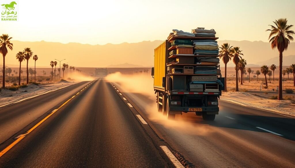 نقل عفش من جدة إلى المدينة المنورة