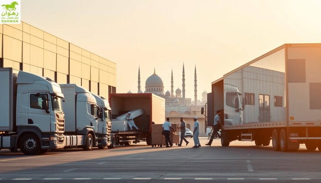 نقل عفش من جدة إلى المدينة المنورة