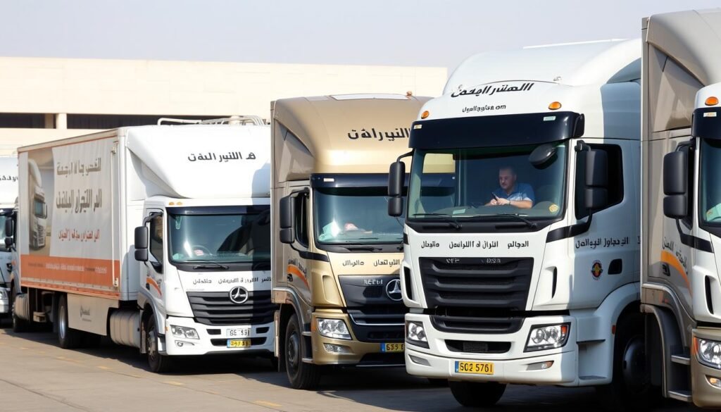 سيارات نقل عفش مجهزة من شركة رهوان المملكة لنقل الأثاث من جدة إلى الأحساء
