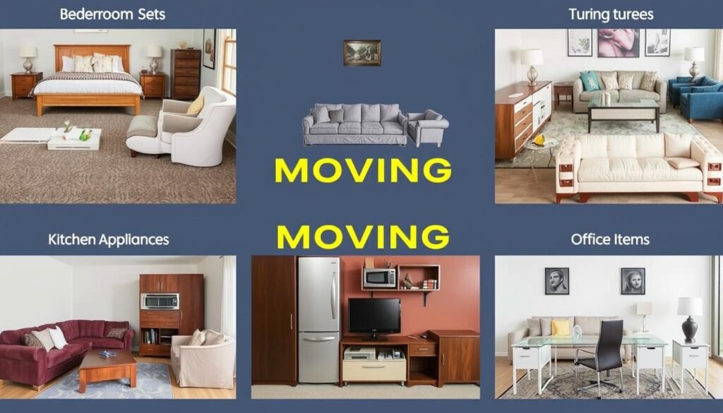 أنواع مختلفة من الأثاث التي تنقلها مؤسسة رهوان من جدة إلى الأفلاج