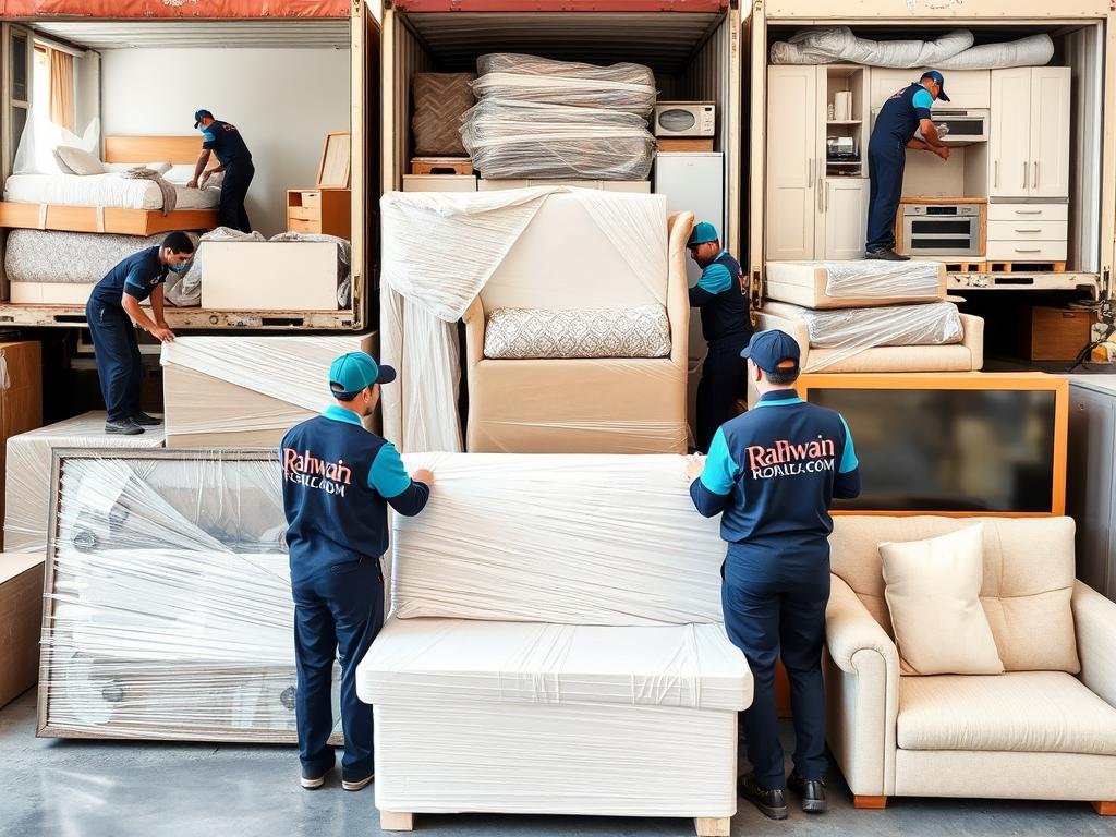 أنواع مختلفة من الأثاث التي تنقلها مؤسسة رهوان من جدة إلى شقراء
