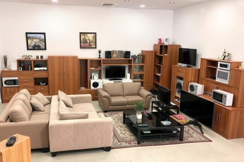 أنواع مختلفة من الأثاث المنزلي التي تنقلها مؤسسة رهوان من جدة إلى الطائف