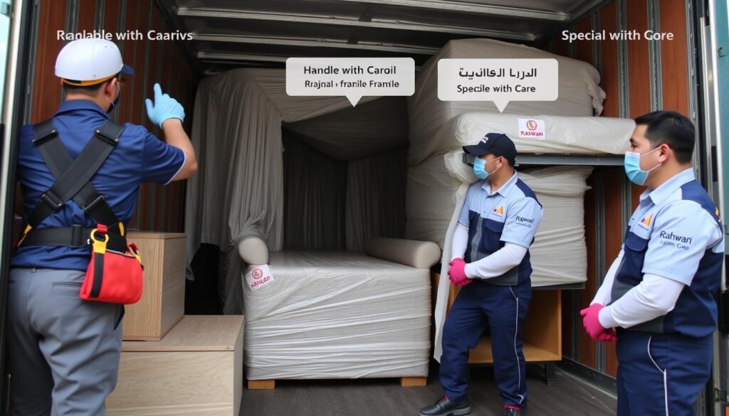 إجراءات الأمان في نقل العفش من جدة إلى البدع