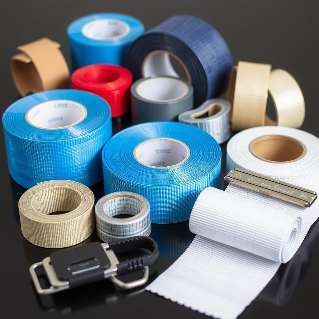 الأشرطة اللاصقة وأدوات التثبيت