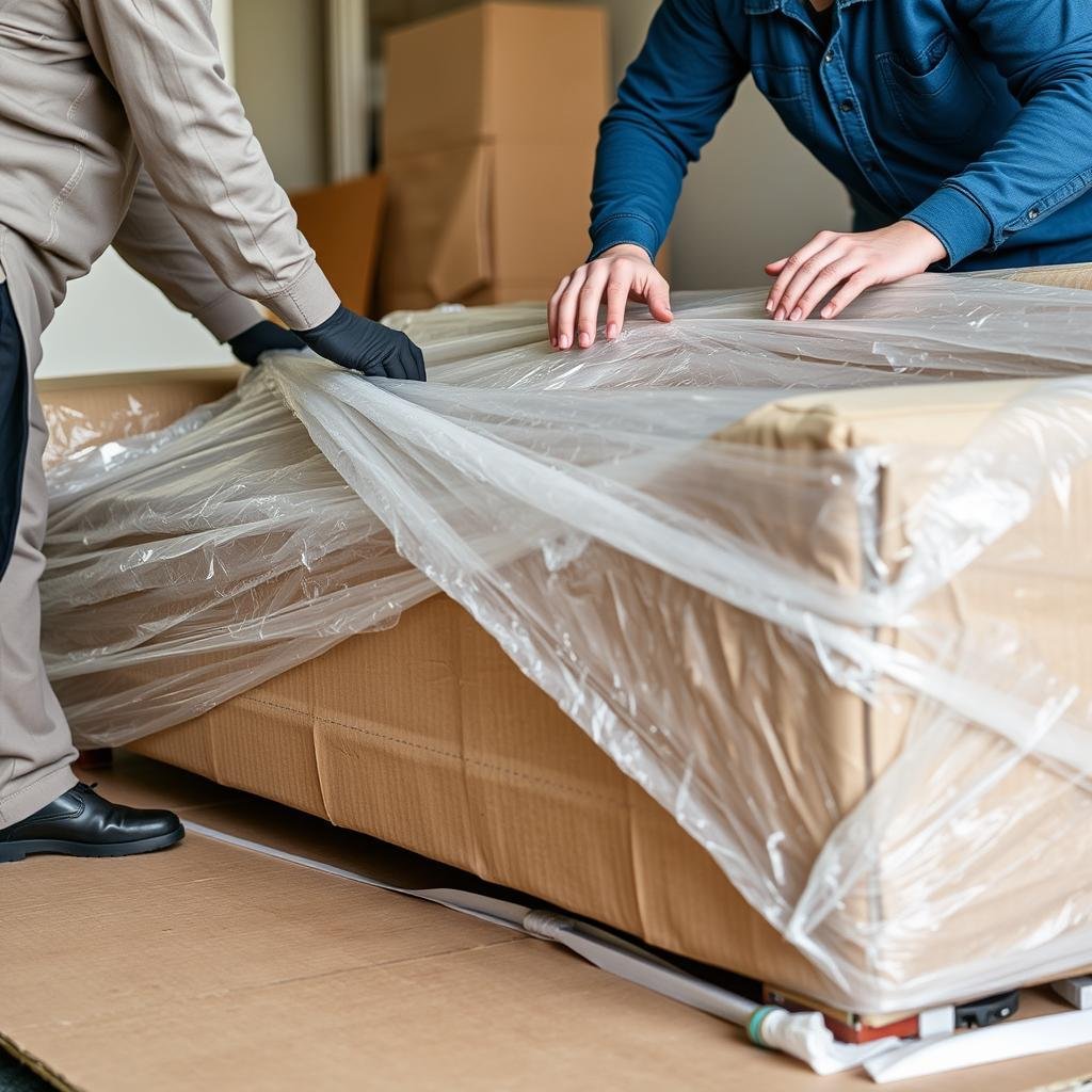 تغليف احترافي للأثاث قبل نقله من جدة إلى الرس