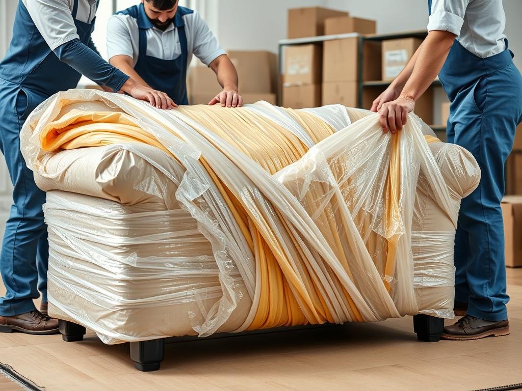 خدمات تغليف الأثاث الاحترافية من مؤسسة رهوان لنقل عفش من جدة إلى صبيا