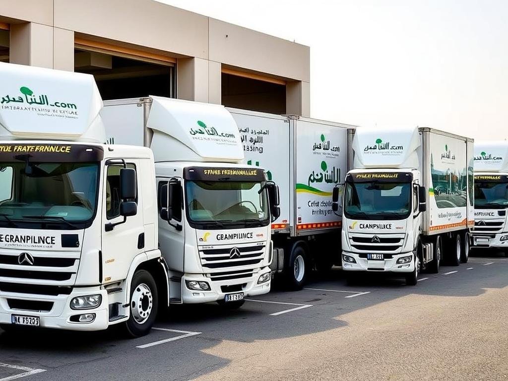 سيارات نقل عفش مؤسسة رهوان المجهزة لنقل الأثاث من جدة إلى رفحاء