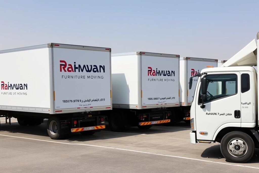 سيارات نقل عفش من جدة إلى الطريف تابعة لمؤسسة رهوان