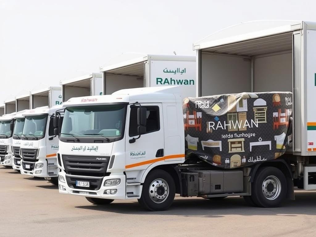 سيارات نقل مجهزة لنقل العفش من جدة إلى البدع