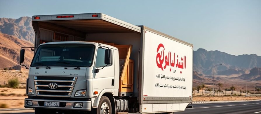 شاحنة نقل عفش من جدة إلى الطائف تابعة لمؤسسة رهوان
