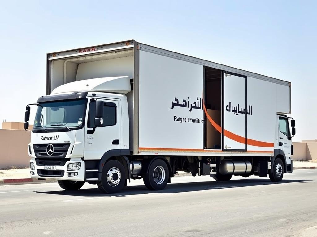 شاحنة نقل عفش من جدة إلى حفر الباطن تابعة لمؤسسة رهوان شاحنة نقل عفش من جدة إلى حفر الباطن تابعة لمؤسسة رهوان