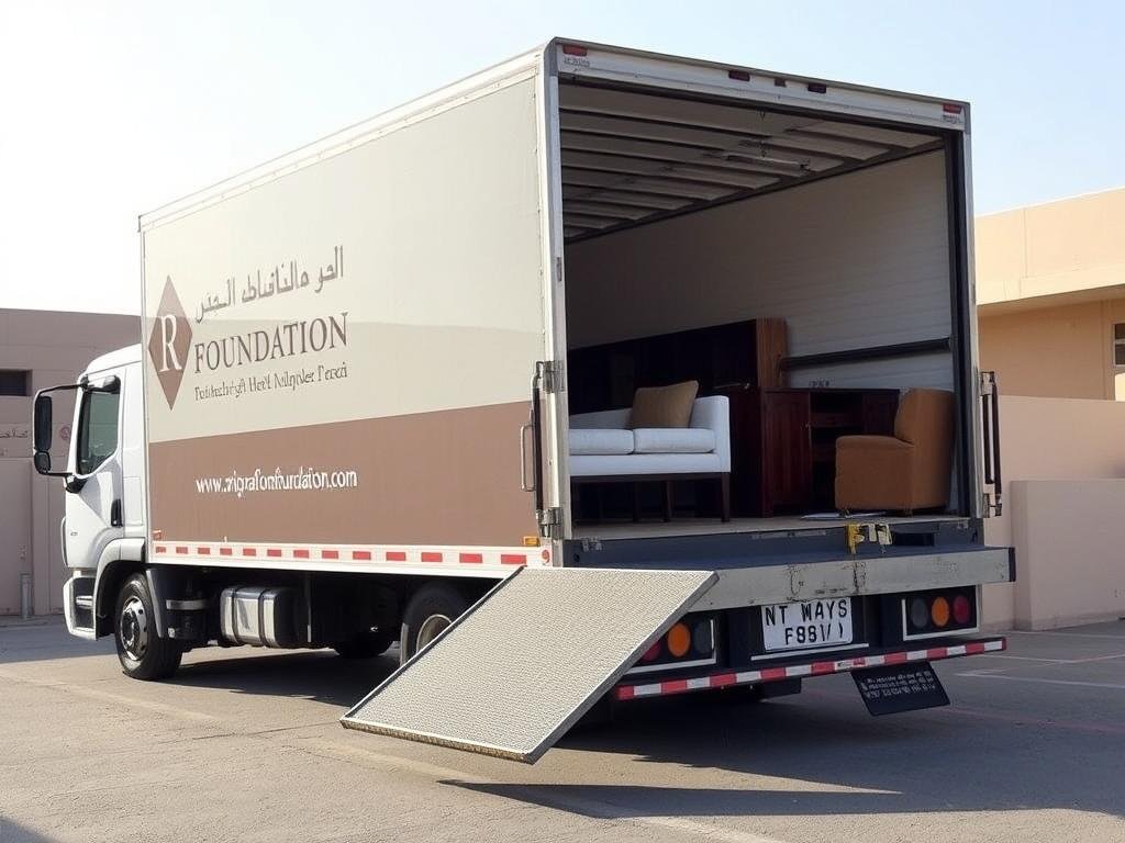 شاحنة نقل عفش من جدة إلى رابغ تابعة لمؤسسة رهوان شاحنة نقل عفش من جدة إلى رابغ تابعة لمؤسسة رهوان