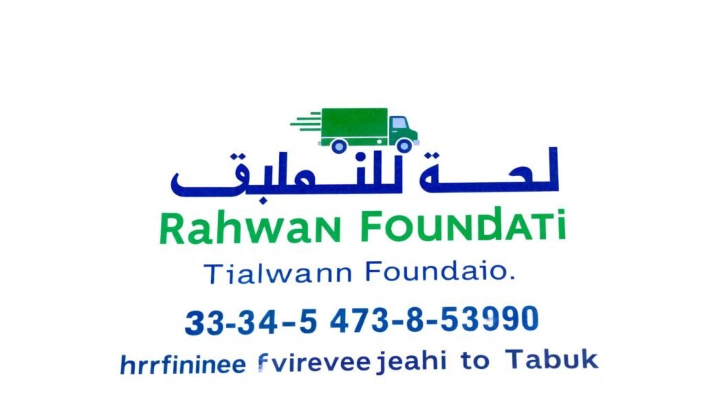 شعار مؤسسة رهوان المتخصصة في نقل عفش من جدة إلى تبوك