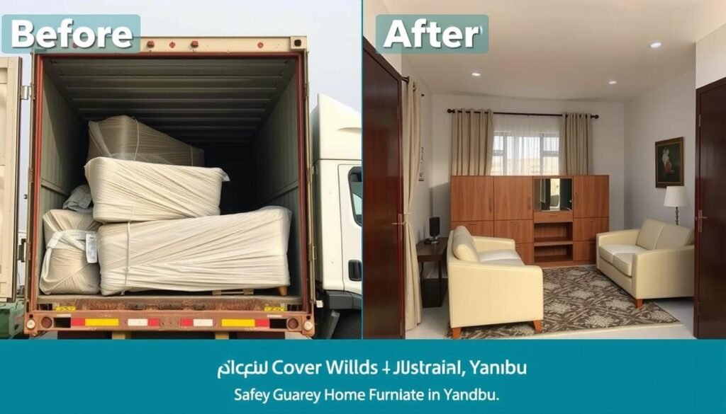 ضمانات سلامة نقل العفش من جدة إلى ينبع