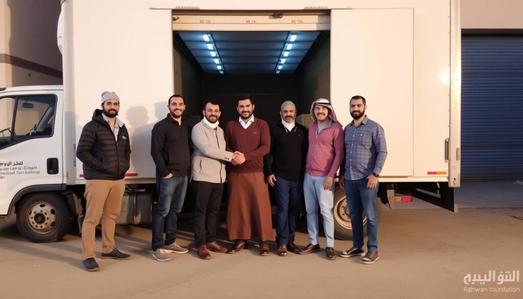 عملاء راضون عن خدمات نقل العفش من جدة إلى المجمعة مع مؤسسة رهوان