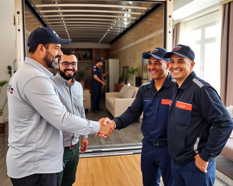 عملاء سعداء بخدمات مؤسسة رهوان لنقل العفش من جدة إلى الجوف