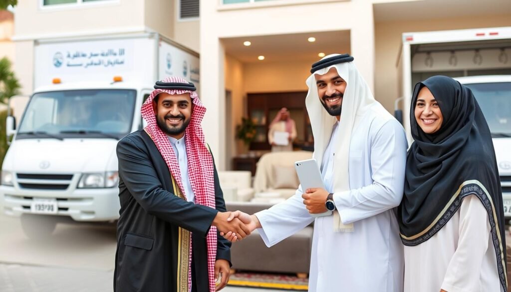 عملاء سعداء بخدمات نقل العفش من جدة إلى الوجه مع مؤسسة رهوان عملاء سعداء بخدمات نقل العفش من جدة إلى الوجه مع مؤسسة رهوان