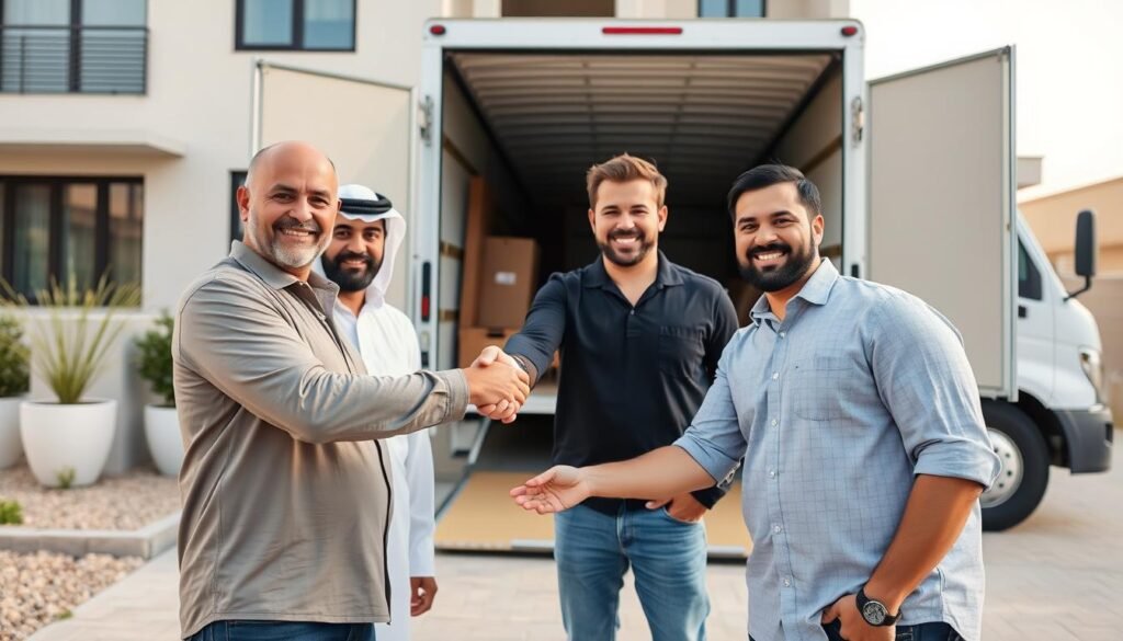 عملاء سعداء بخدمة نقل عفش من جدة إلى بيشة من مؤسسة رهوان