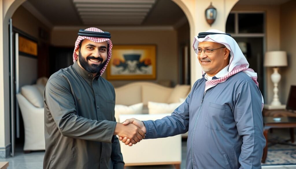 عميل سعيد بخدمات مؤسسة رهوان لنقل عفش من جدة إلى تبوك