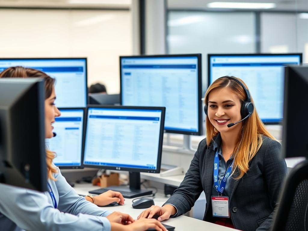 فريق خدمة العملاء في مؤسسة رهوان لنقل العفش