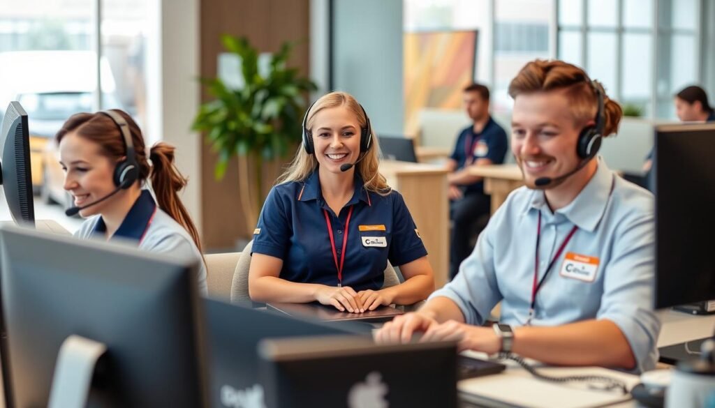 فريق خدمة العملاء في مؤسسة رهوان لنقل عفش من جدة إلى الطائف