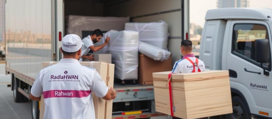فريق نقل عفش من جدة إلى البدع يقوم بتحميل الأثاث بطريقة احترافية
