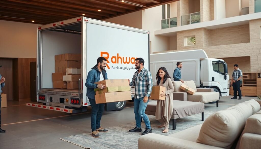 مؤسسة رهوان الشريك الموثوق لنقل العفش من جدة إلى الجوف