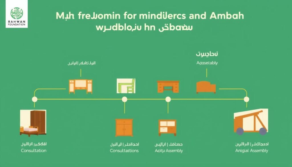 مراحل نقل العفش من جدة إلى أبها مع مؤسسة رهوان