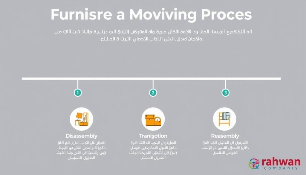 مراحل نقل العفش من جدة إلى الرس بواسطة مؤسسة رهوان