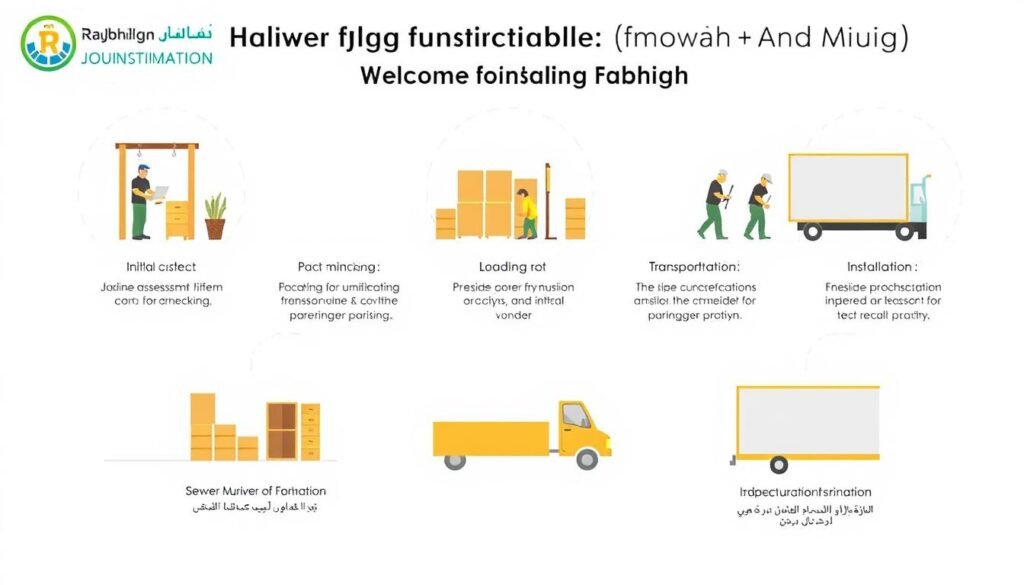 مراحل نقل العفش من جدة إلى رابغ مع مؤسسة رهوان مراحل نقل العفش من جدة إلى رابغ مع مؤسسة رهوان