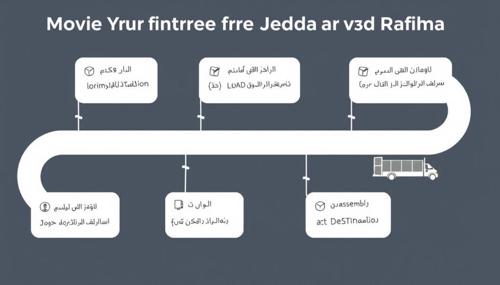 مراحل نقل العفش من جدة إلى رفحاء بطريقة احترافية