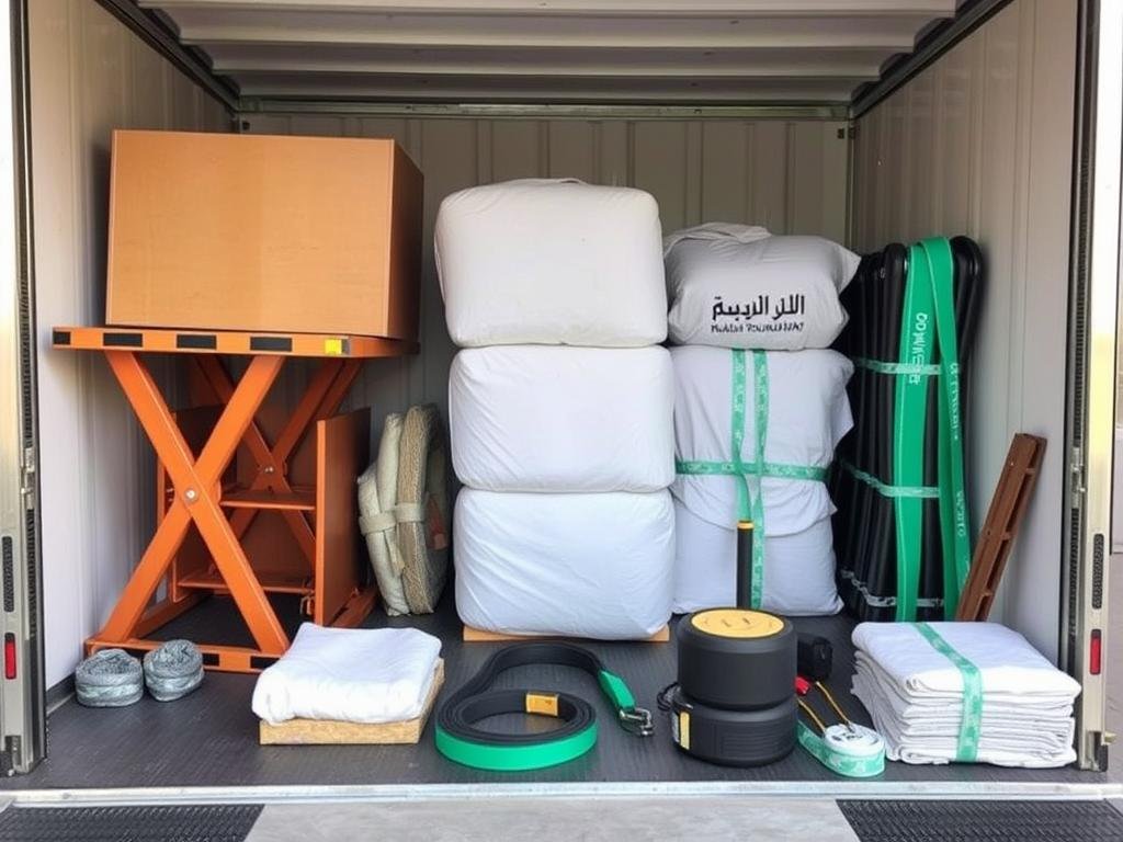 معدات حديثة لنقل العفش بأمان من جدة إلى الخرج