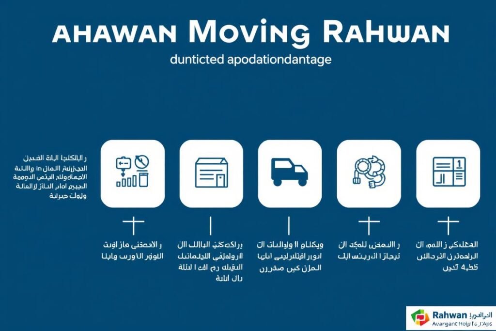 مميزات خدمة نقل العفش مع مؤسسة رهوان