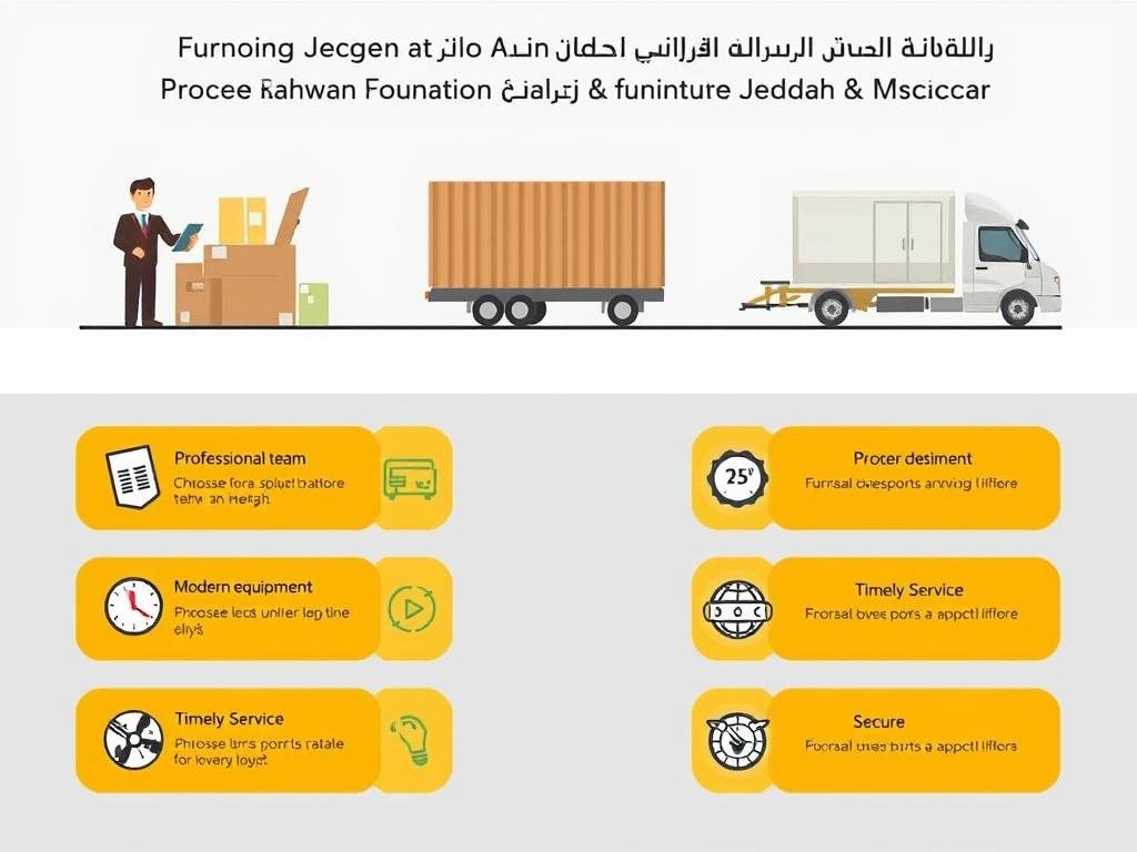 مميزات خدمة نقل عفش من جدة إلى مكة مع مؤسسة رهوان