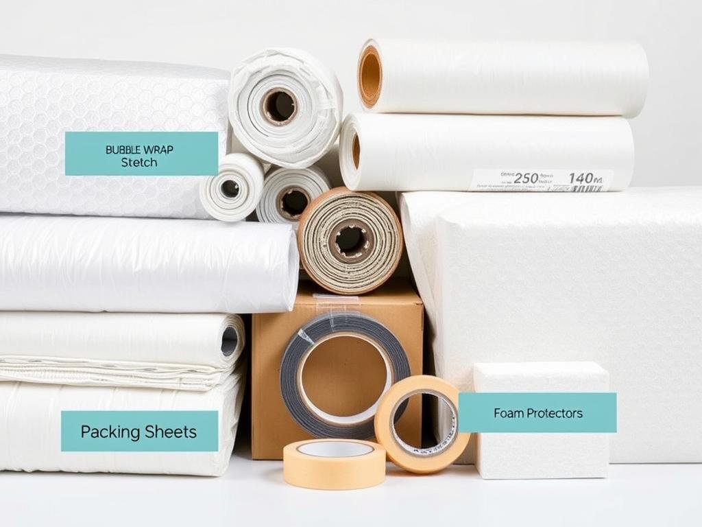 مواد التغليف المستخدمة في نقل العفش من جدة إلى الرس