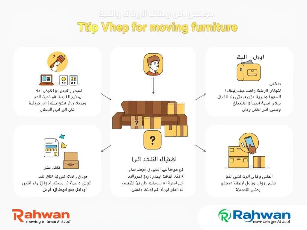 نصائح للاستعداد لنقل العفش من جدة إلى الجوف مع مؤسسة رهوان