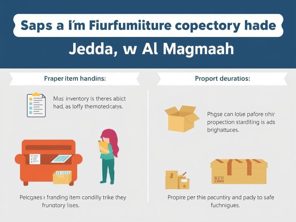 نصائح لنقل العفش من جدة إلى المجمعة بأمان