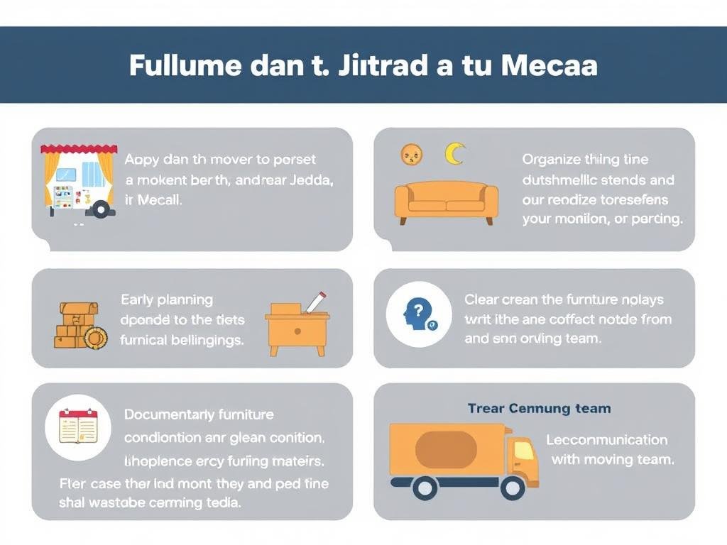 نصائح مهمة لنقل العفش من جدة إلى مكة