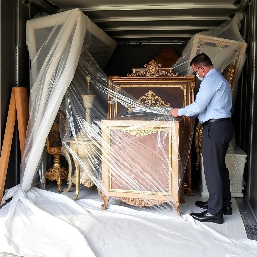 نقل التحف والأنتيكات من جدة إلى القريات