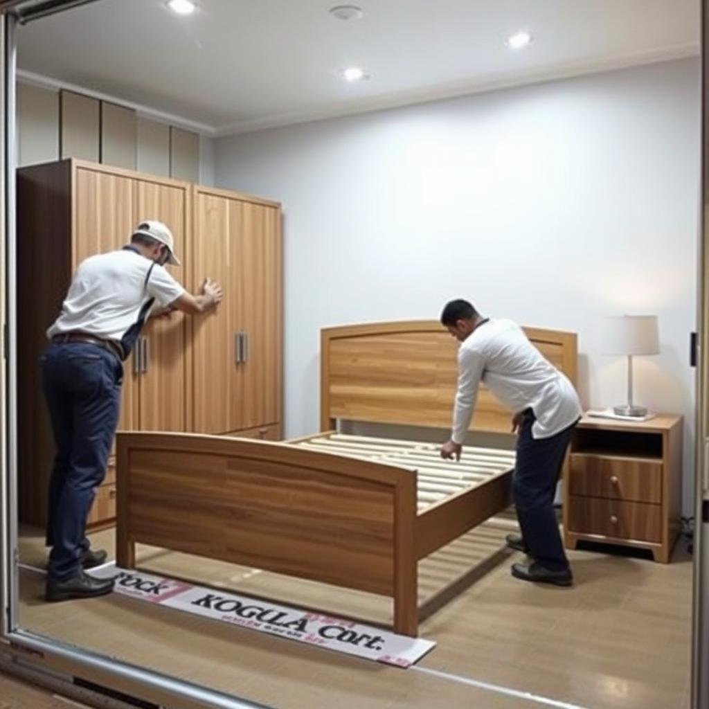 نقل غرف النوم من جدة إلى الطائف مع مؤسسة رهوان