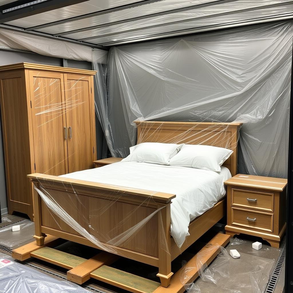 نقل غرف النوم من جدة إلى القريات