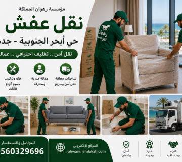 نقل عفش حي أبحر الجنوبية جدة