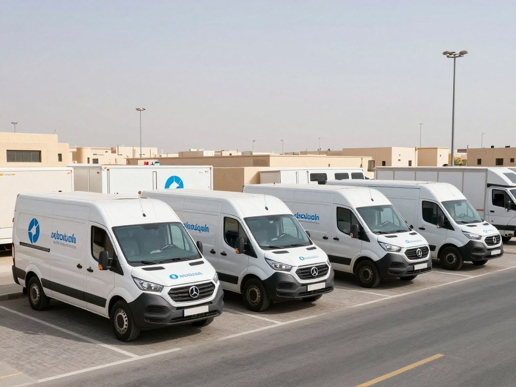 أسطول سيارات نقل عفش حي البوادي جدة مجهز بأحدث التقنيات