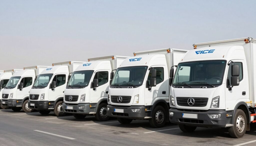 أسطول شاحنات مؤسسة رهوان المملكة لنقل عفش جدة