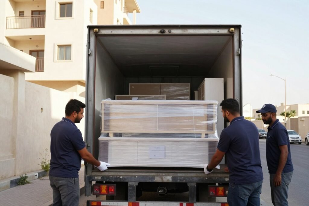 تحميل عفش في سيارة نقل في حي النزلة الشرقية جدة