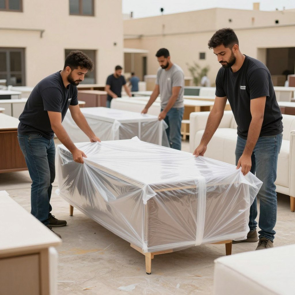 تغليف أثاث احترافي في حي النزهة جدة