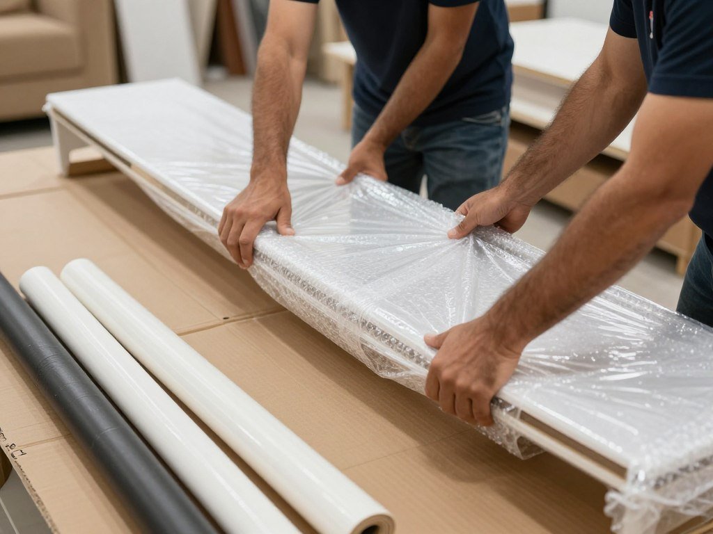 تغليف احترافي للأثاث في حي مشرفة جدة باستخدام مواد عالية الجودة