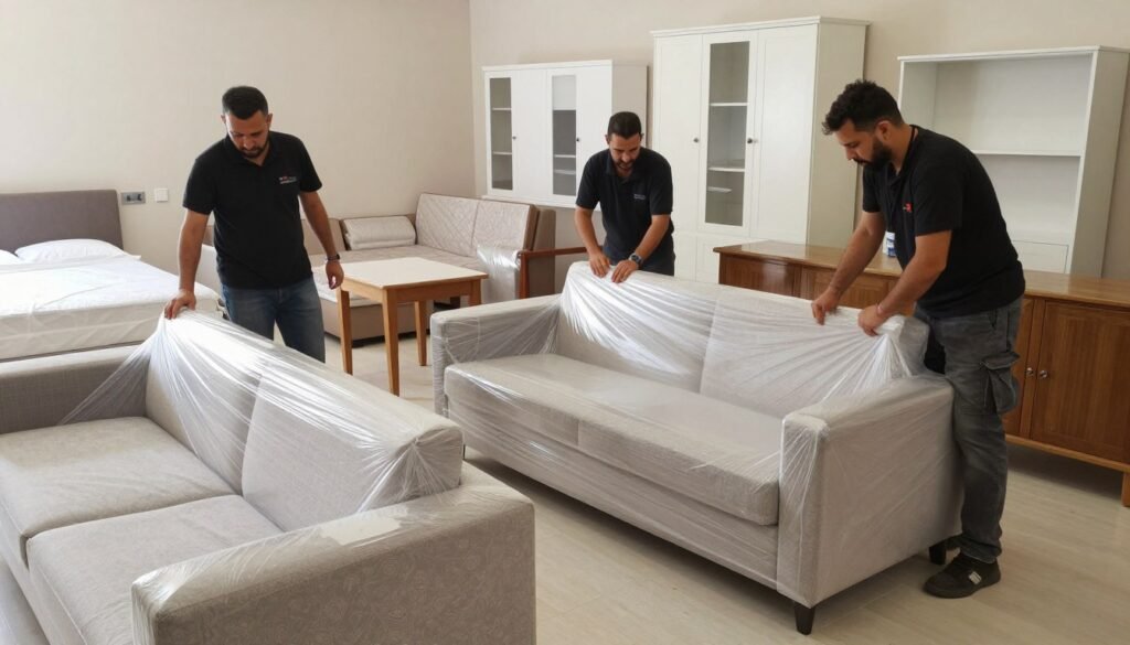 تغليف الأثاث المنزلي بطريقة احترافية في حي الزهراء جدة